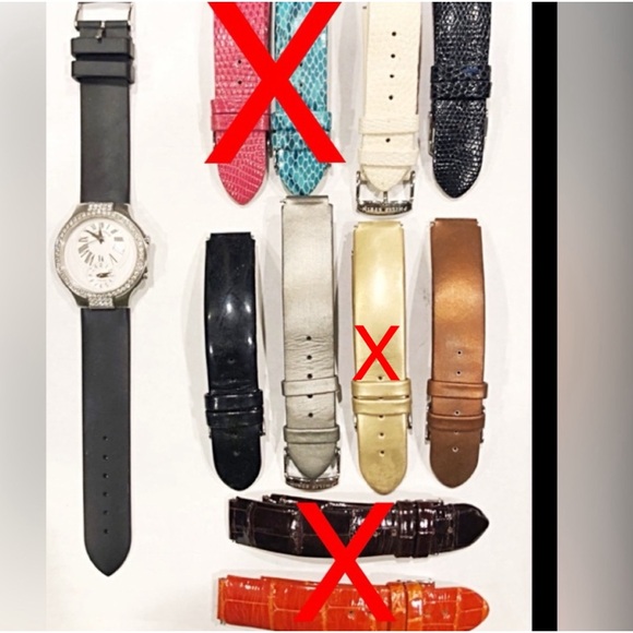 Philip Stein 34mm Diamond Ladies Tesla Watch & Seven Interchangeable Bands, EUC - Picture 1 of 8